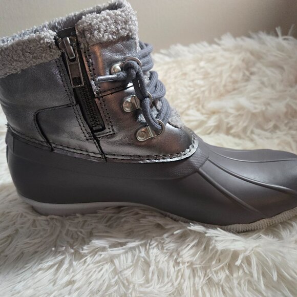 Saltwater Alpine Metallic Duck Boots - Picture 3 of 13